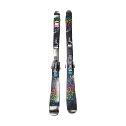 Used K2 MISSCONDUCT SKI W/BINDINGS Womens DH Ski/Binding Black 149 cm
