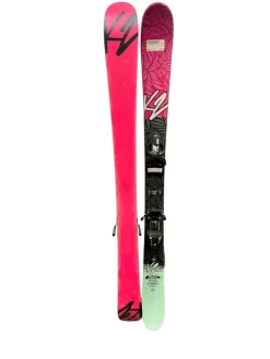 Used K2 MISSY Girls DH Ski/Binding Pink 119 cm