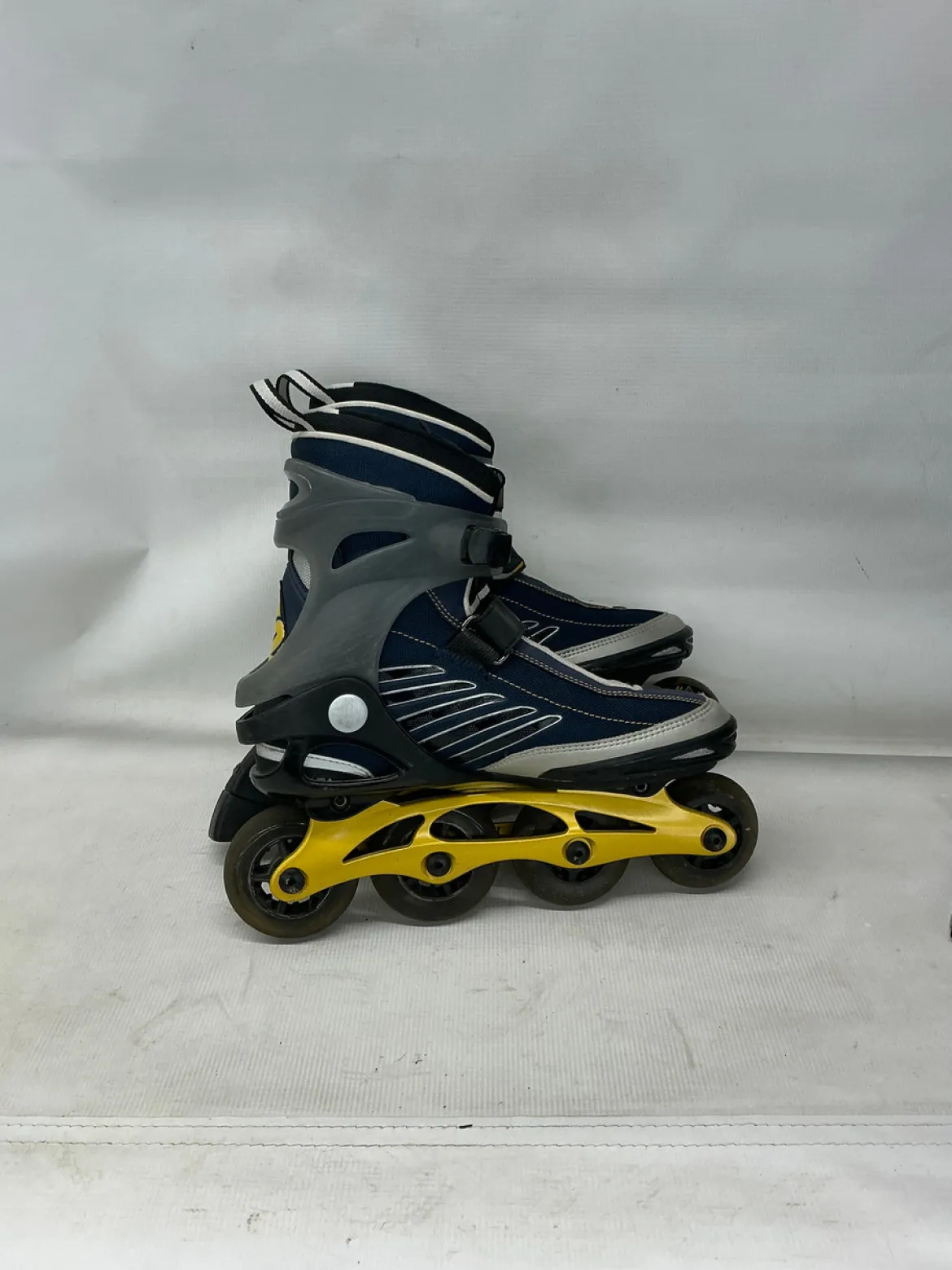 Used K2 MOTO Senior Rec Fitness Skates Navy Blue Senior 10.5