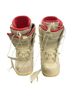 Used K2 PLUSH SNOWBOARD BOOTS Girls Snowboard Boots Pink And White Senior 7