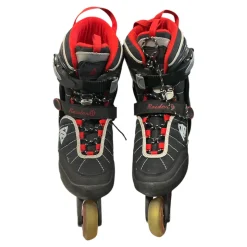 Used K2 RAIDER II ADJ 6-8 Senior Rec Fitness Skates Black Adjustable
