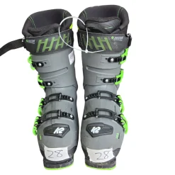 Used K2 RECON 120 MV SKI BOOTS SZ28 Mens DH Ski Boot Grey 280 MP - M10 - W11