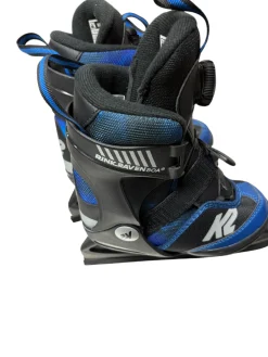 Used K2 RINK RAVEN BOA Junior Speed Skate Black Adjustable