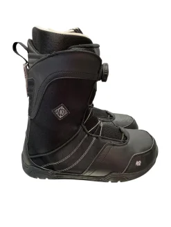 Used K2 SENDIT Mens Snowboard Boots Black Senior 8.5