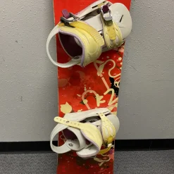 Used K2 SKYLA Girls Board/Binding Red 138 cm