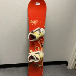Used K2 SKYLA Girls Board/Binding Red 138 cm