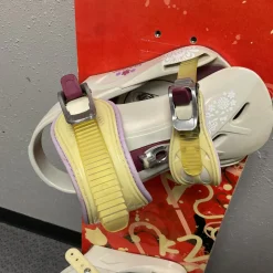 Used K2 SKYLA Girls Board/Binding Red 138 cm