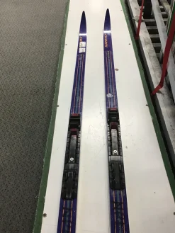 Used Karhu SIDEKICK Girls XC Ski/Binding Royal Blue 170 cm