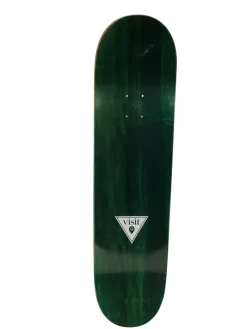 Used KELLY HART Skateboard Deck Only White 8 1/2"