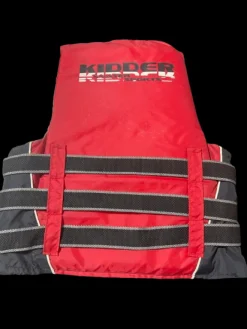 Used KIDDER PFD ADULT S/M Adult PFD White/Black/Red S/M