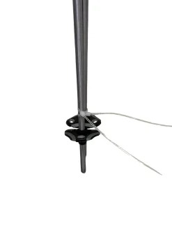 Used KOMPERDELL ION STORM Mens Ski Poles 115 cm / 46 in