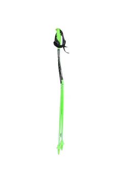 Used KOMPERDELL SKI POLES Boys DH Ski Pole Neon Green 95 cm / 38 in