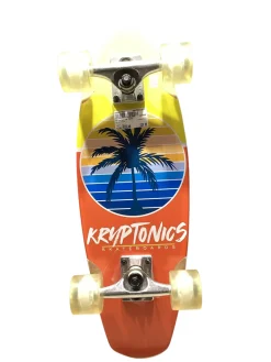 Used Kryptonics MINI Complete Skateboard Yellow Regular