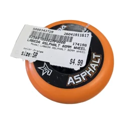 Used LABEDA ASLPHALT 80MM WHEEL Street Hockey Accessories Orange Senior