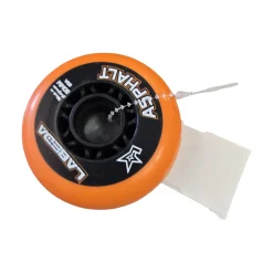 Used LABEDA ASLPHALT 80MM WHEEL Street Hockey Accessories Orange Senior