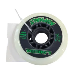 Used LABEDA ASPHALT WHEELS 80MM Street Hockey Accessories White Senior