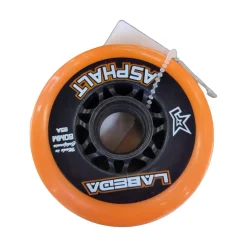 Used LABEDA ASPHALT WHEELS 80MM Street Hockey Accessories Orange Senior