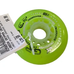 Used LABEDA GRIPPER CROSSOVER 80MM WHEEL Street Hockey Accessories Neon Green Senior