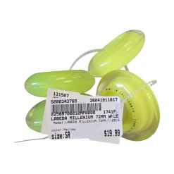 Used LABEDA MILLENIUM 72MM WHEELS Street Hockey Accessories Yellow Senior