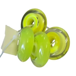 Used LABEDA MILLENIUM 72MM WHEELS Street Hockey Accessories Yellow Senior