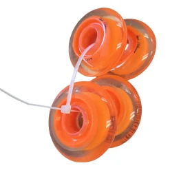 Used LABEDA MILLENIUM 72MM WHEELS Street Hockey Accessories Orange Senior