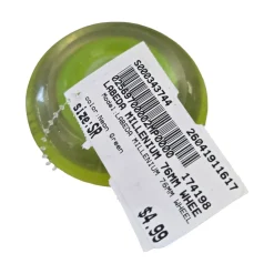 Used LABEDA MILLENIUM 76MM WHEEL Street Hockey Accessories Neon Green Senior