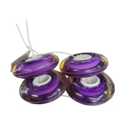 Used LABEDA MILLENNIUM PURPLE WHEELS 72MM Street Hockey Accessories Purple Senior