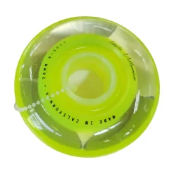 Used LABEDA MILLENNIUM WHEELS 76MM Street Hockey Accessories Lime Green Senior