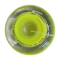 Used LABEDA MILLENNIUM WHEELS 76MM Street Hockey Accessories Yellow Senior