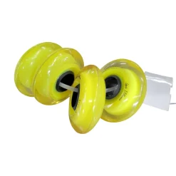 Used LABEDA MILLENNIUM YELLOW WHEELS 68MM Street Hockey Accessories Yellow Senior