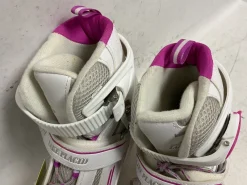 Used Lake Placid ADJ 5-8 Girls Softboot Skate White Adjustable