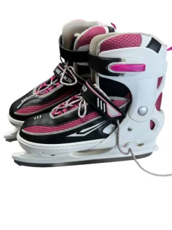 Used Lake Placid ADJ 6-9 Womens Softboot Skate Pink Adjustable