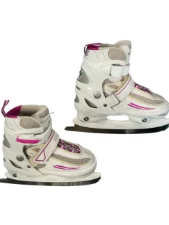Used Lake Placid ADJUSTABLE 1-4 Girls Softboot Skate None Adjustable