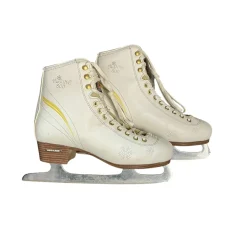 Used Lake Placid ALPINE 800 WomensFigure Skate White Senior 7