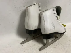 Used Lake Placid Girls Figure Skate White Junior 02
