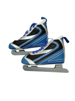 Used Lake Placid STAR GLIDE Double Runner Skate Royal Blue Junior 01