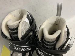 Used Lake Placid SUMMIT ADJ 1-4 Boys Softboot Skate Black And Silver Adjustable