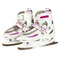 Used Lake Placid SUMMIT Skate White Adjustable Junior 01-04