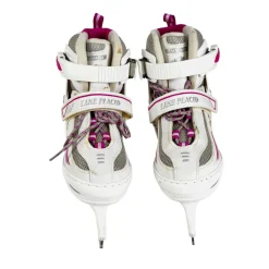 Used Lake Placid SUMMIT Skate White Adjustable Junior 01-04