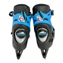 Used Lake Placid Youth Ice Skate Black Adjustable Youth 11-2
