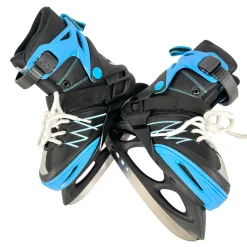Used Lake Placid Youth Ice Skate Black Adjustable Youth 11-2