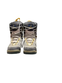 Used Lamar DELTA Mens Snowboard Boots Grey Senior 10