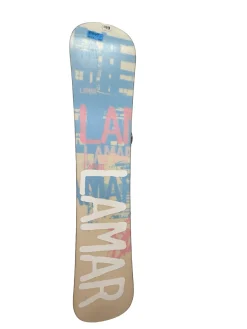 Used Lamar FOXIE JR Girls 123 cm Snowboard w/ Lamar MX 100 Junior Bindings