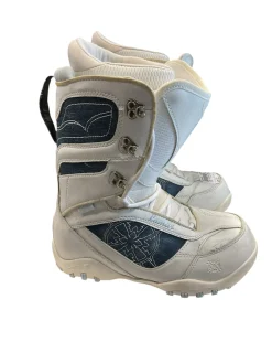 Used Lamar SB BOOT WMNS SZ 6 Womens Snowboard Boots Navy And White Senior 6
