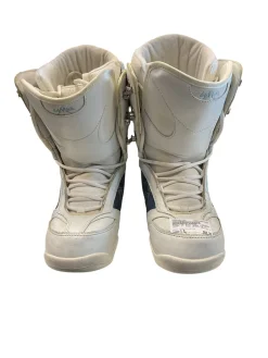 Used Lamar SB BOOT WMNS SZ 9 Womens Snowboard Boots Navy And White Senior 9