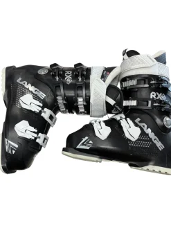 Used Lange RX80 LV Womens DH Ski Boot Black 255 MP - M07.5 - W08.5