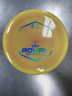Used Latitude 64 ROYAL FIRE PROTOTYPE Disc Golf Mid Range Yellow