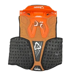 Used Leatt FUSION Adult Motocross Neck Brace Orange