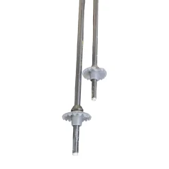 Used LEKI QUANTUM SKI POLES Mens DH Ski Pole Black 115 cm / 46 in