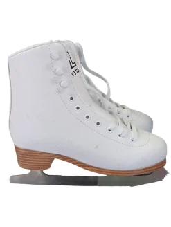 Used LEVYTEMP WomensFigure Skate White Senior 7